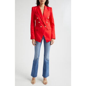 Women's L'AGENCE Blazer Size 0 Red
